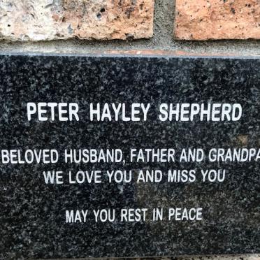 SHEPHERD Peter Hayley