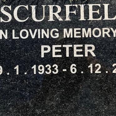 SCURFIELD Peter 1933-2016