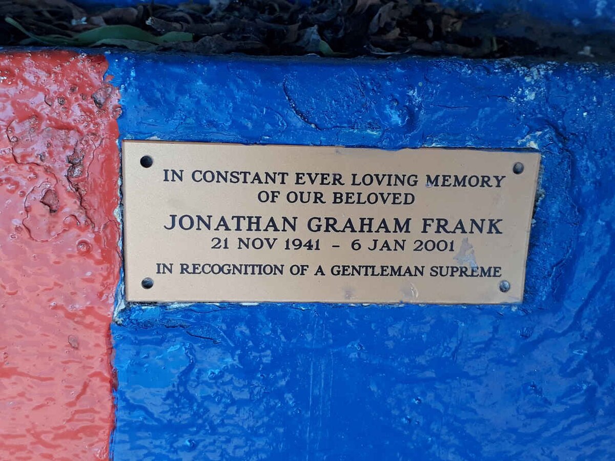 FRANK Jonathan Graham 1941-2001