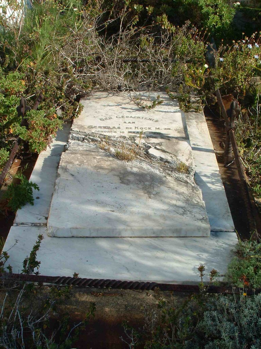 KOCK Servaas, de  1850-1910