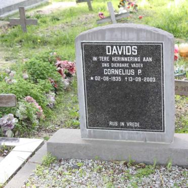 DAVIDS Cornelius P. 1935-2003