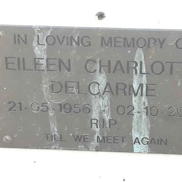DELCARME Eileen Charlotte 1956-2013