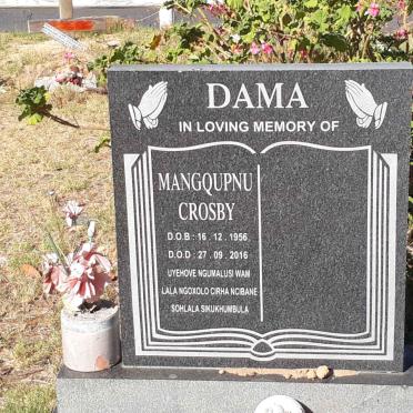 DAMA Mangqupnu Crosby 1956-2016