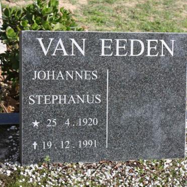 EEDEN Johannes Stephanus, van 1920-1991