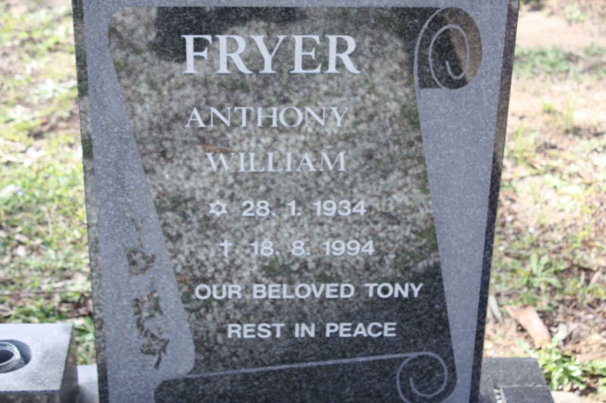 FRYER Anthony William 1934-1994