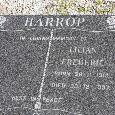 HARROP Lillian Frederic 1915-1997