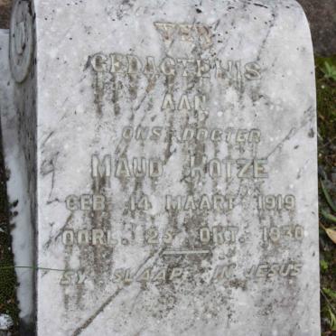KOTZE Maud 1919-1930