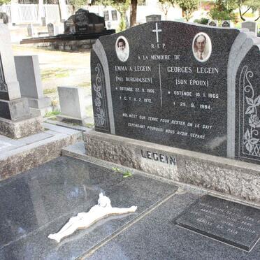 LEGEIN Georges 1905-1984 &amp; Emma A. BURGHAUSEN 1906-1972