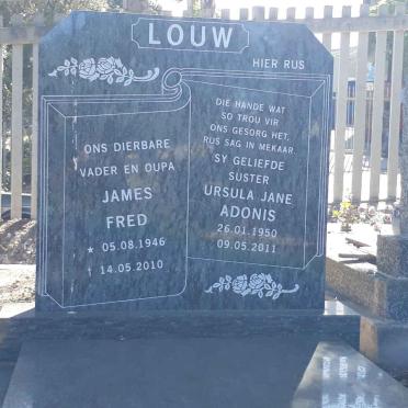 LOUW James Fred 1946-2010 :: ADONIS Ursula Jane 1950-2011