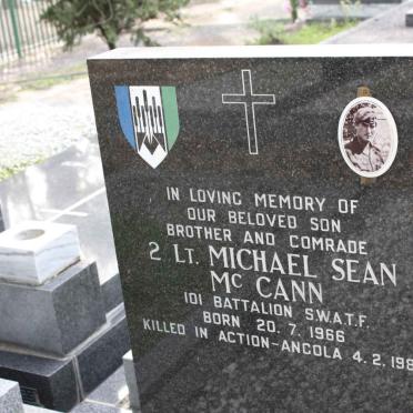 McCANN Michael Sean 1966-1988