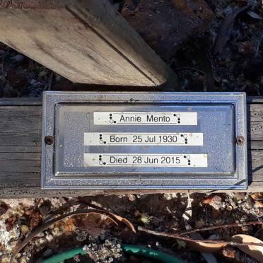 MENTO Annie 1930-2015