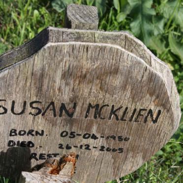McKLIEN Susan 1930-2005
