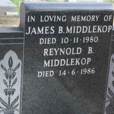 MIDDLEKOP James B. -1980 :: MIDDLEKOP Reynold B. -1986