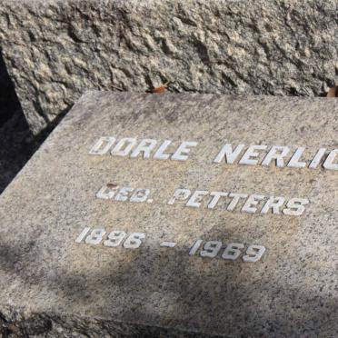 NERLICH Dorle nee PETTERS 1896-1969