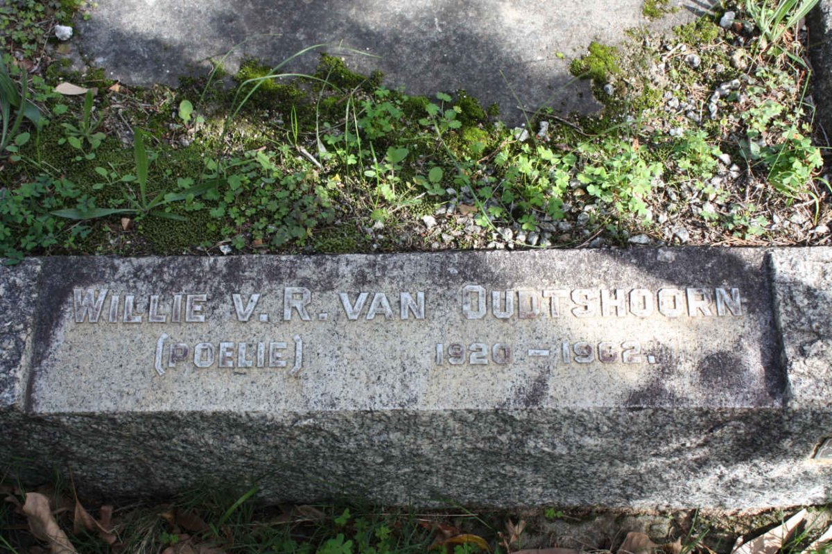 OUDTSHOORN Willie v.R., van 1920-1962