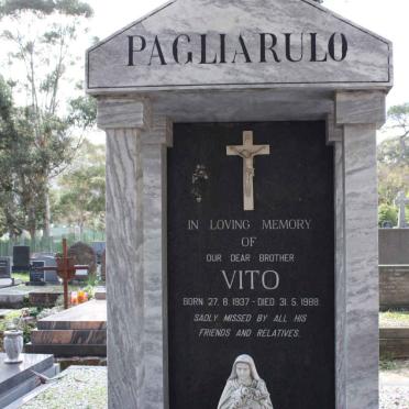 PAGLIARULO Vito 1937-1988