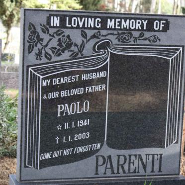 PARENTI Paolo 1941-2003