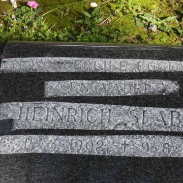 SLABIG Heinrich 1902-1977