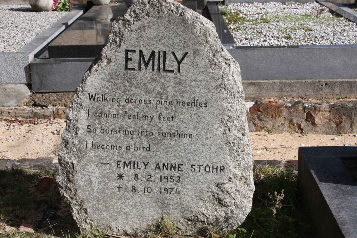 STOHR Emily Anne 1953-1974