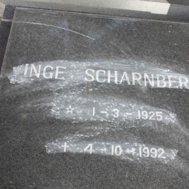 SCHARNBERG Inge 1925-1992