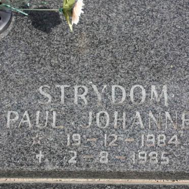 STRYDOM Paul Johannes 1984-1985