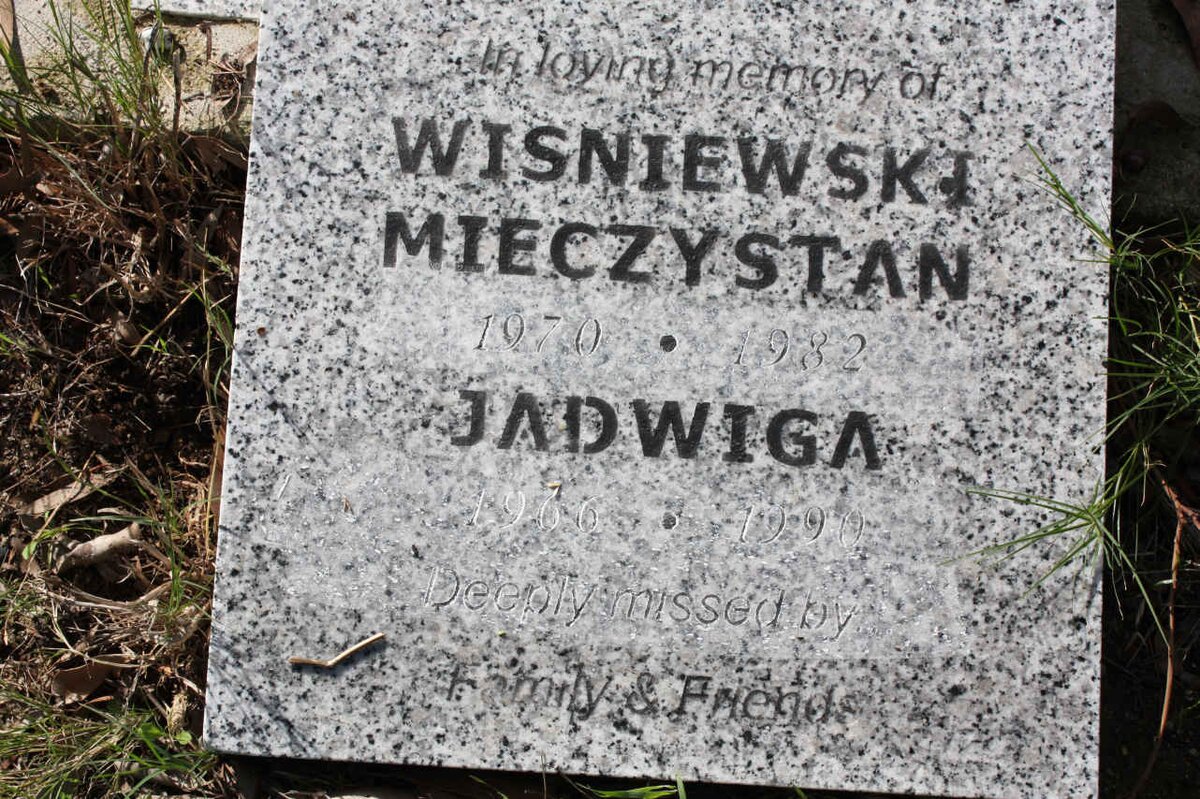 WISNIEWSKI Mieczystan 1970-1982 &amp; Jadwiga 1966-1990