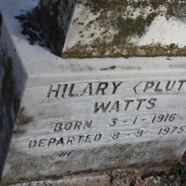 WATTS Hilary 1916-1975
