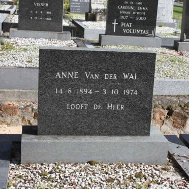 WAL Anne, van der 1894-1974