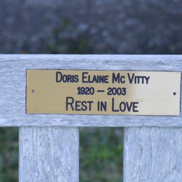 McVITTY Doris Elaine 1920-2003