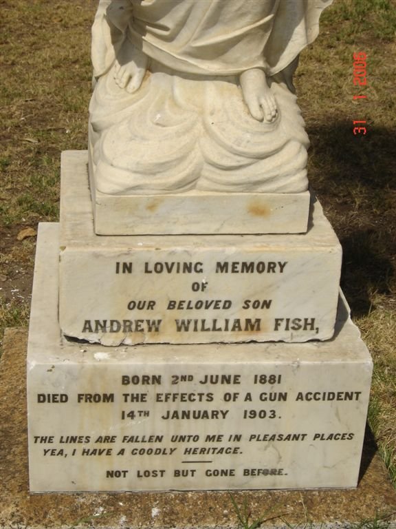 FISH Andrew William 1881-1903