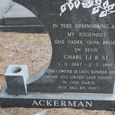 ACKERMAN J.B.S. 1947-1997