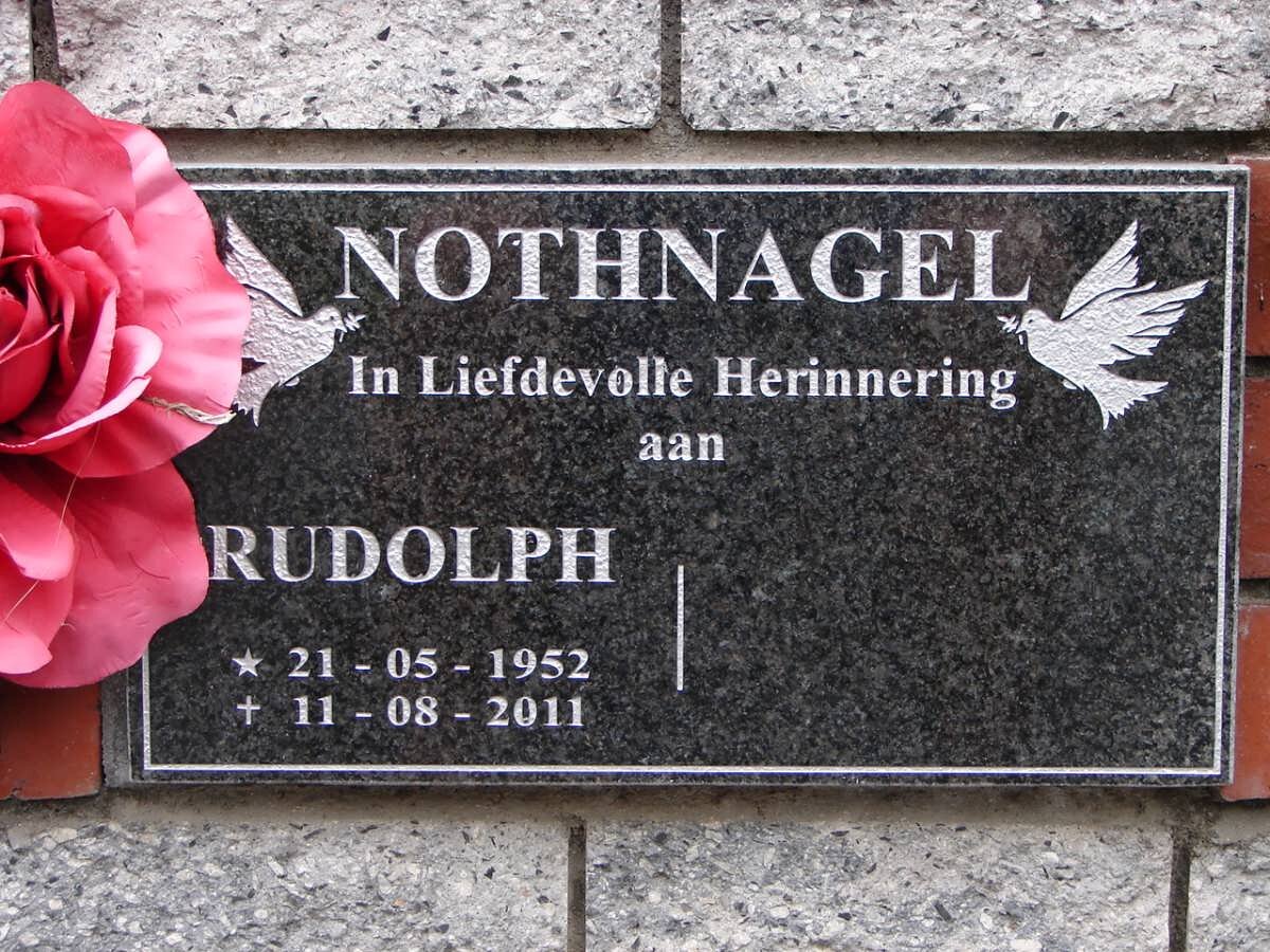 NOTHNAGEL Rudolph 1952-2011