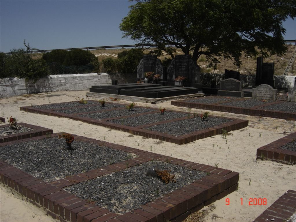 3. Unmarked graves in the cemetery