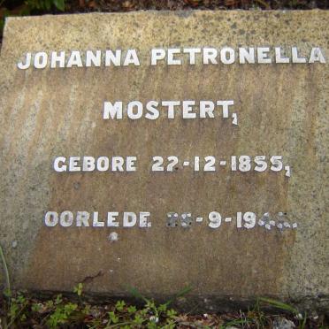 MOSTERT Johanna Petronella 1855-1945