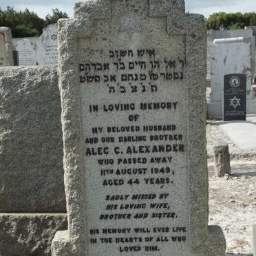 ALEXANDER Alec C. -1949