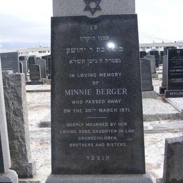 BERGER Minnie -1971