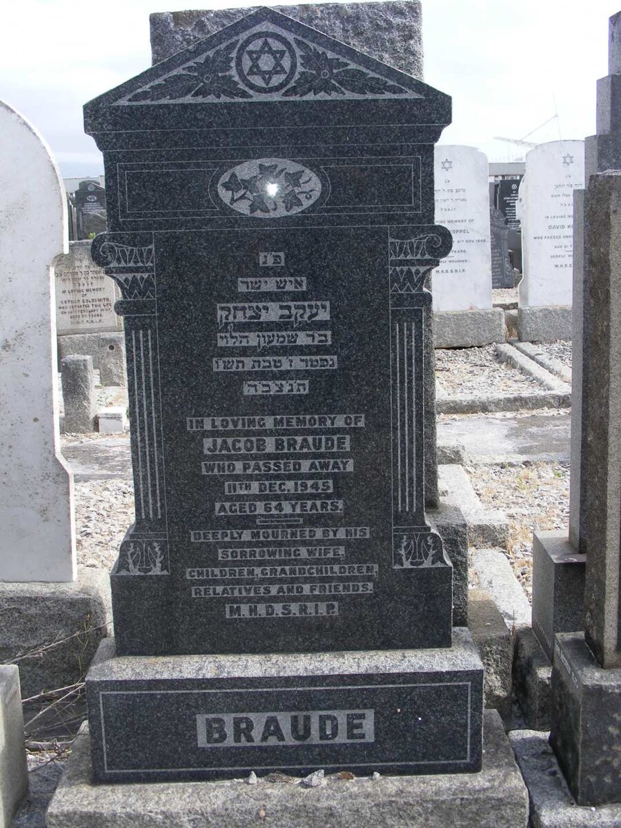 BRAUDE Jacob -1945