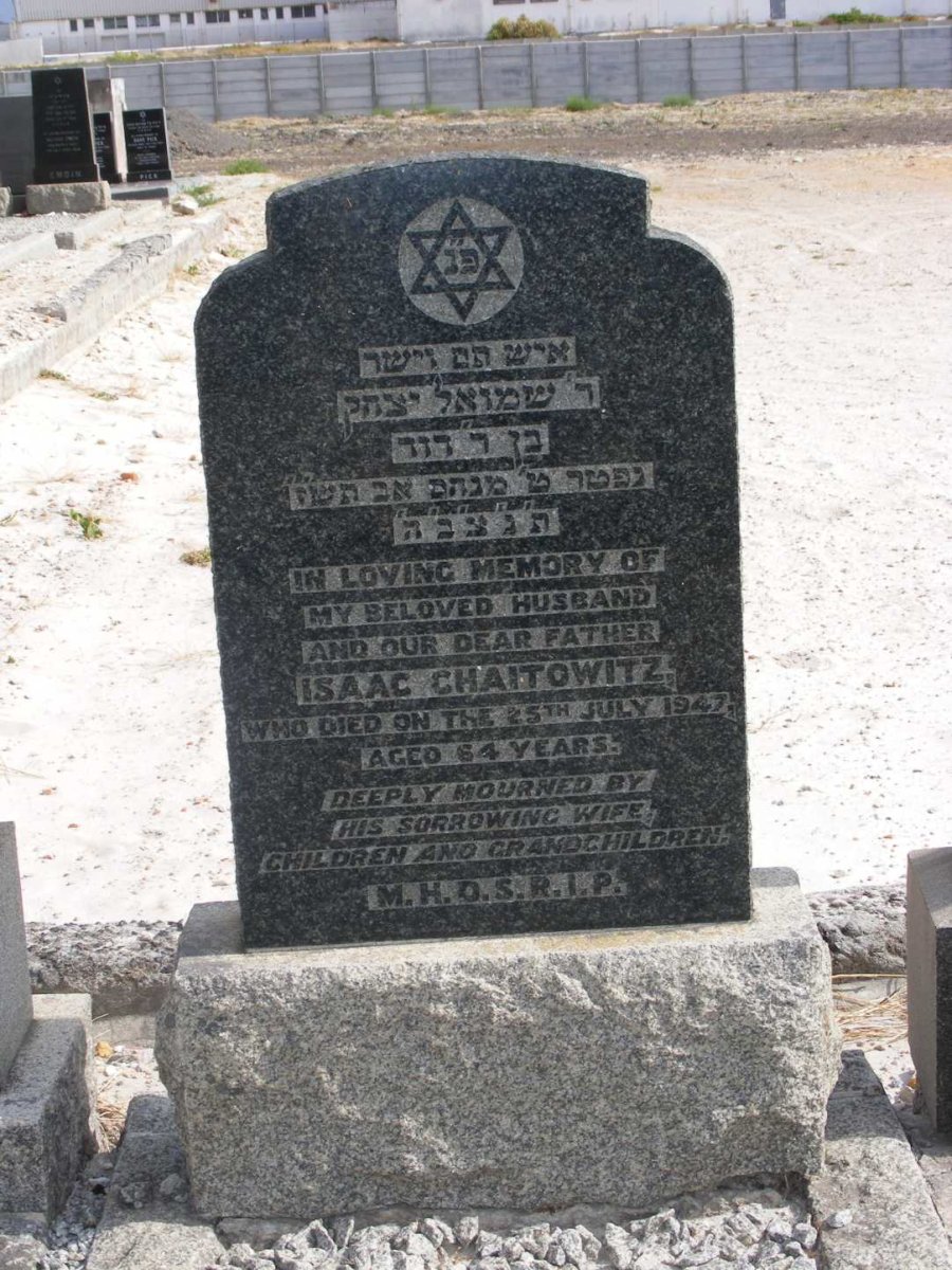 CHAITOWITZ Isaac -1947