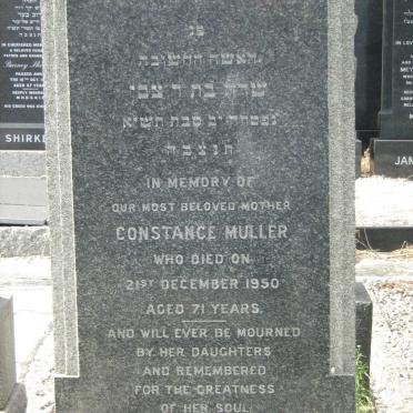 MULLER Constance -1950