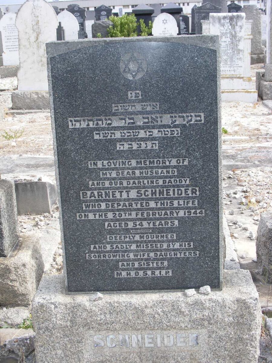 SCHNEIDER Barnett -1944