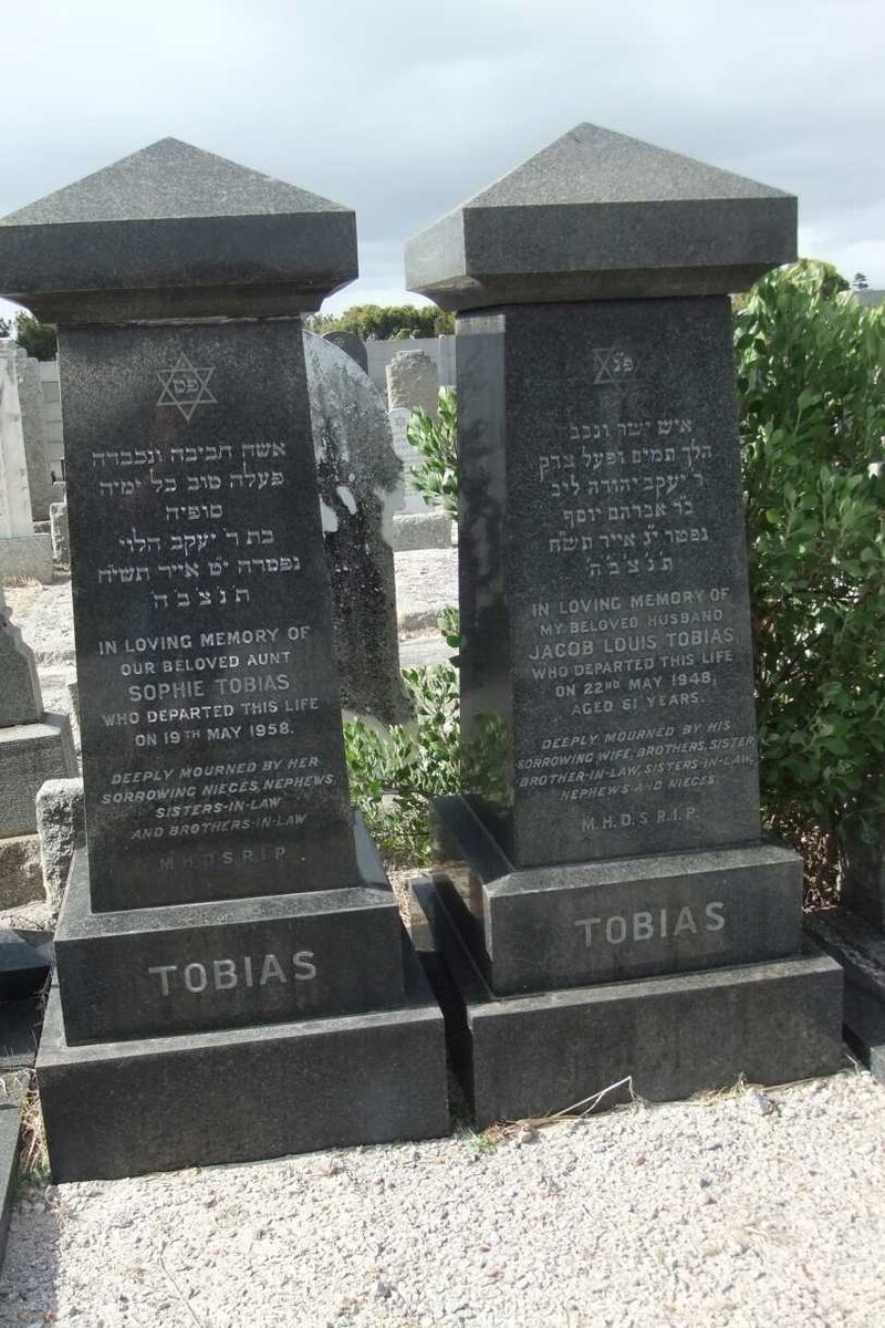 TOBIAS Jacob Louis -1948 :: TOBIAS Sophie -1958