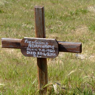 ABRAHAMS Fred Gerald 1950-2001