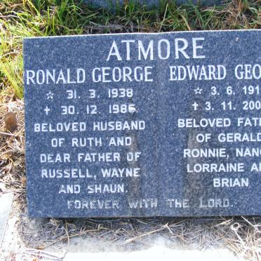 ATMORE Edward George 1913-2005 :: ATMORE Ronald George 1938-1985