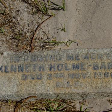 BARNETT Kenneth, HOLME -1960