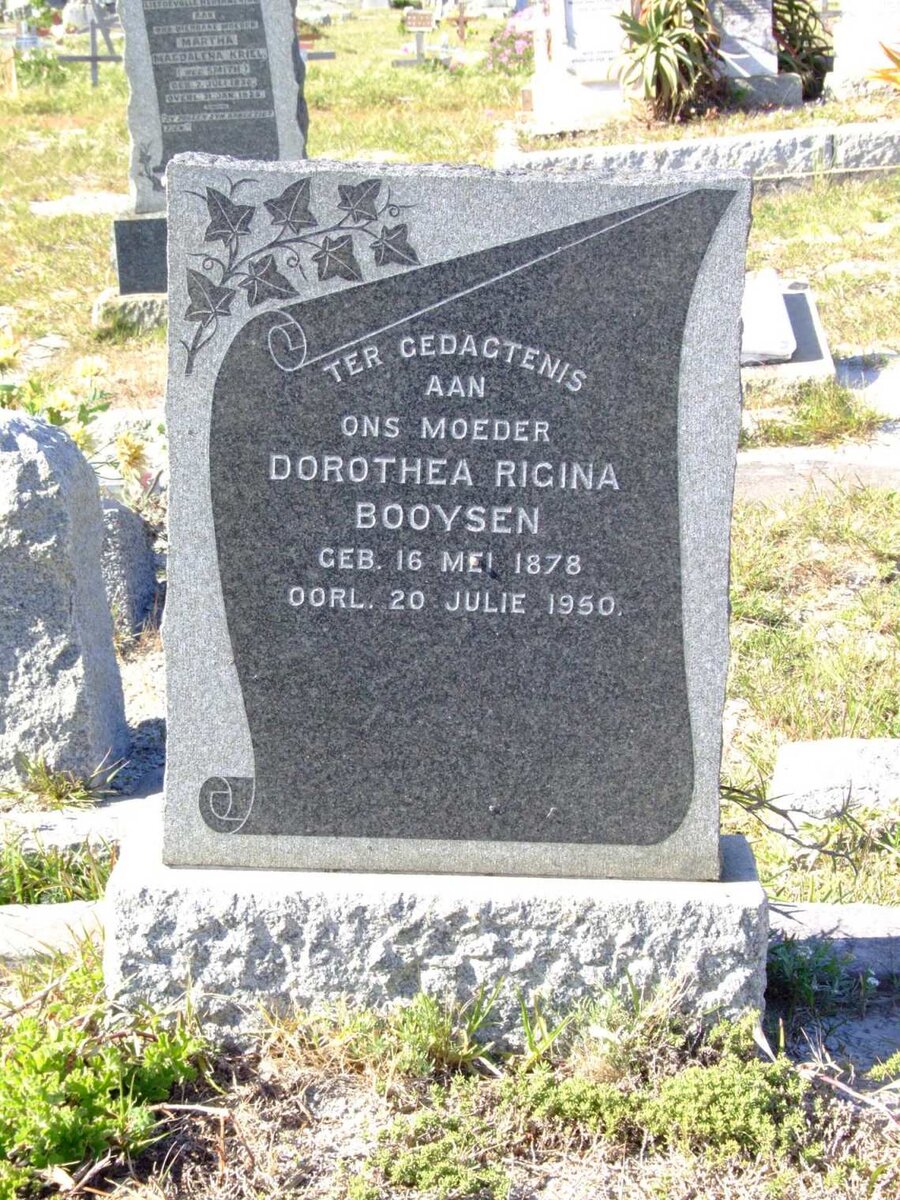 BOOYSEN Dorothea Rigina 1878-1950