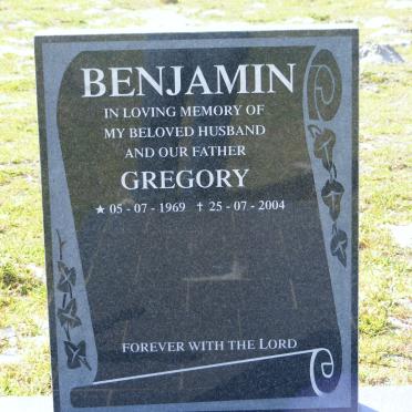 BENJAMIN Gregory 1969-2004