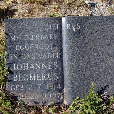 BLOMERUS Johannes 1914-1971