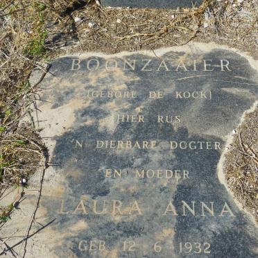 BOONZAAIER Laura Anna nee DE KOCK 1932-1983