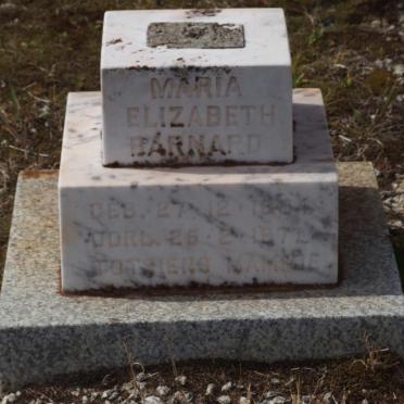 BARNARD Maria Elizabeth 1884-1977