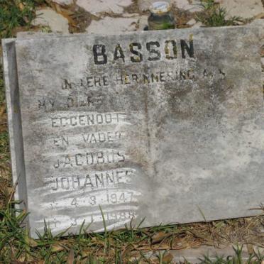 BASSON Jacobus Johannes 1947-1988